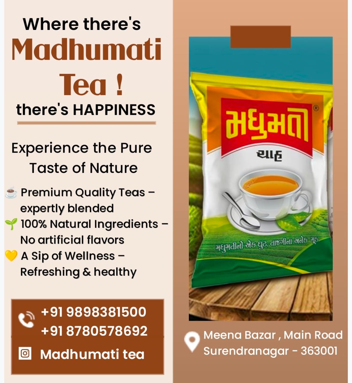 Madhumati Chai!